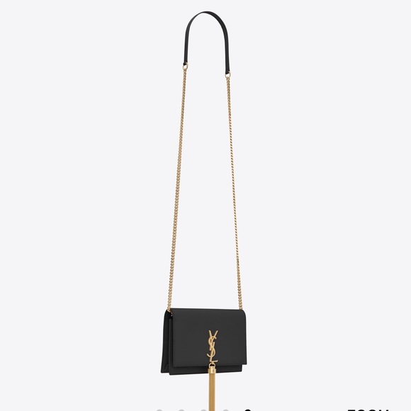 Saint Laurent Handbags - YSL KATE TASSEL CHAIN WALLET IN SMOOTH LEATHER